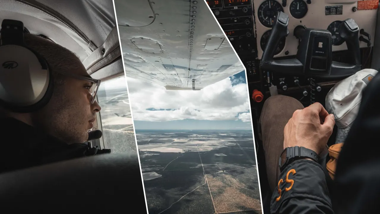 In-flight triptych